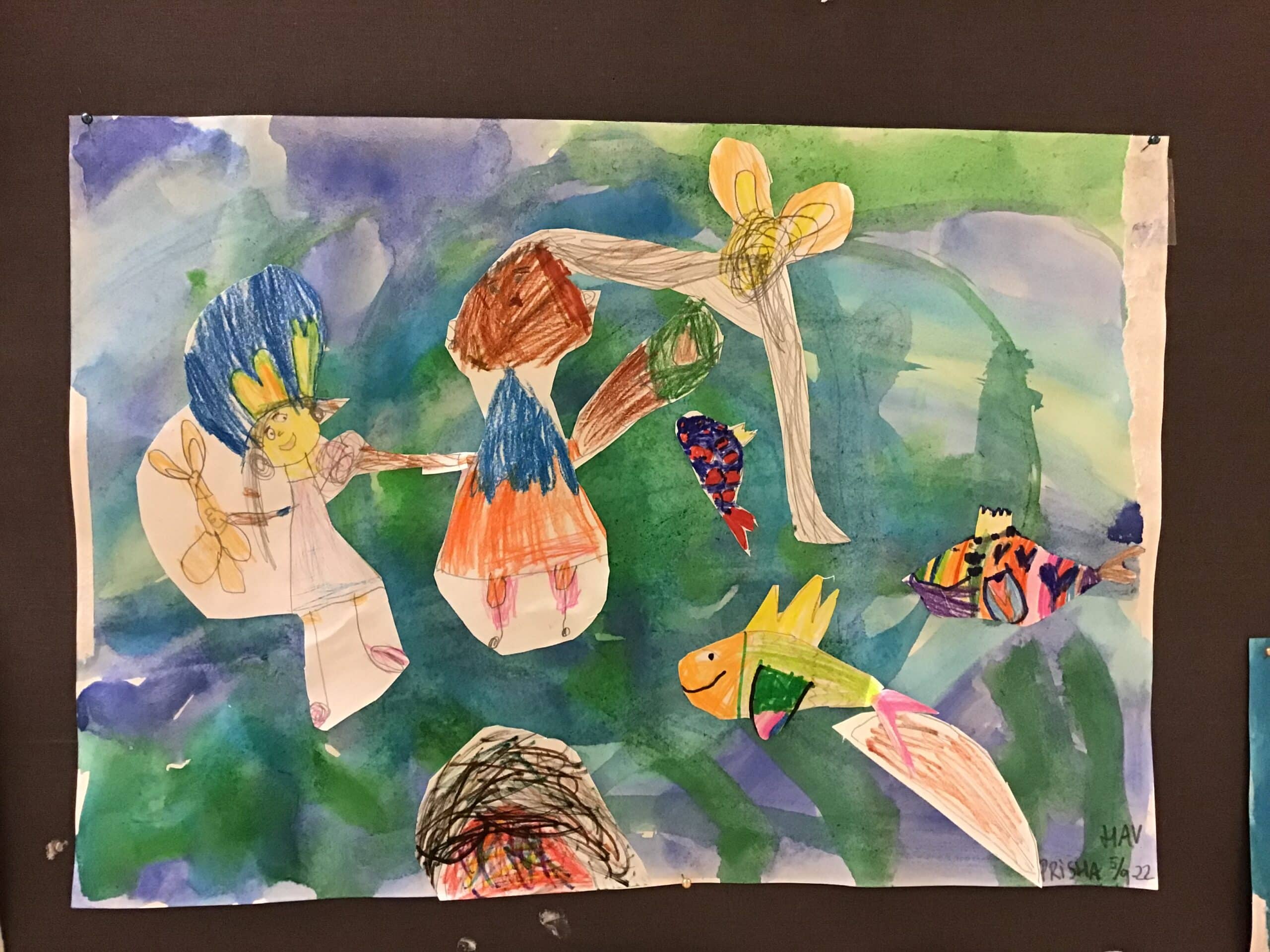 Havstema på förskolan Akvarellen