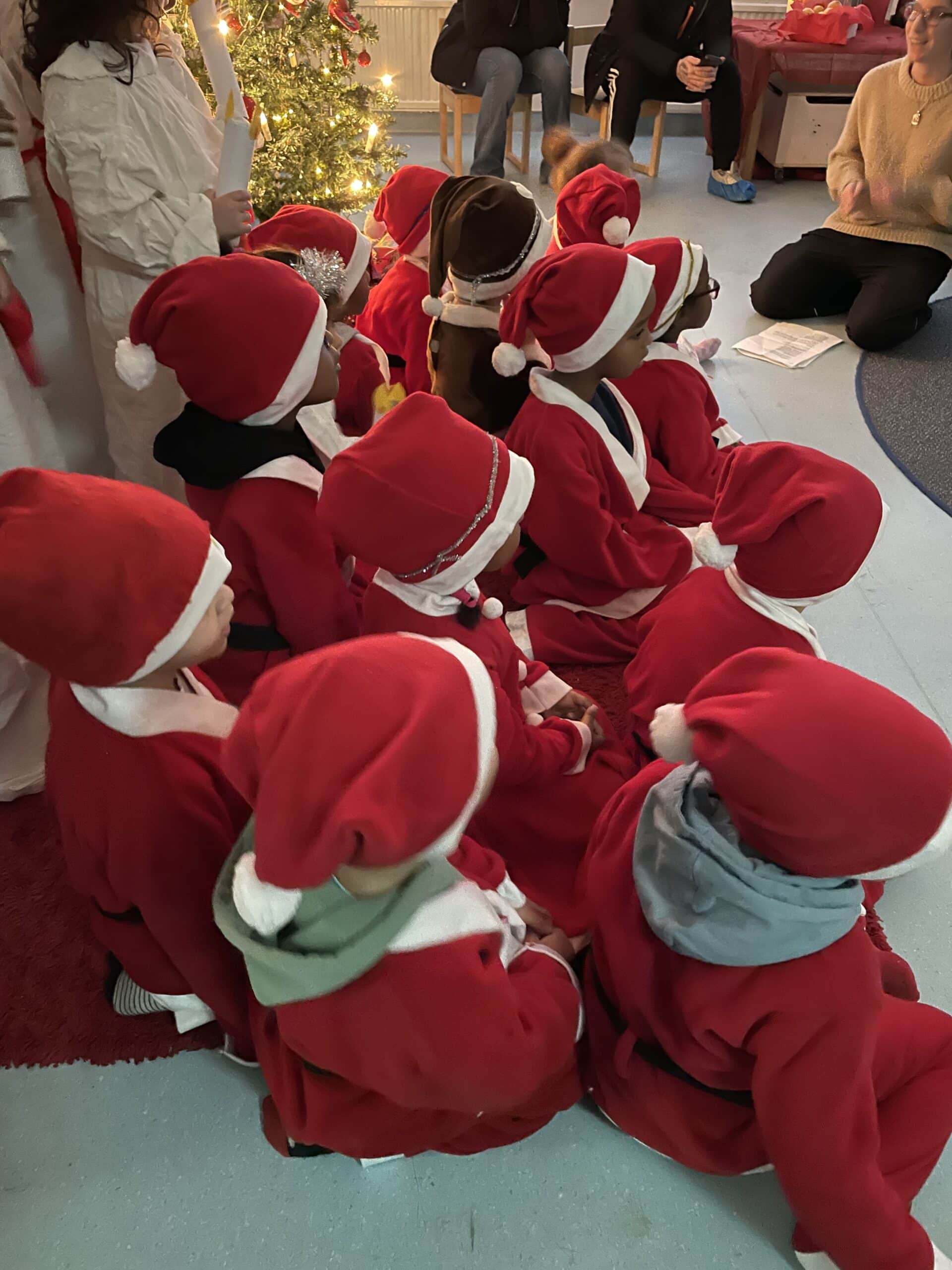 Jul- och luciafirande på förskolan Torget
