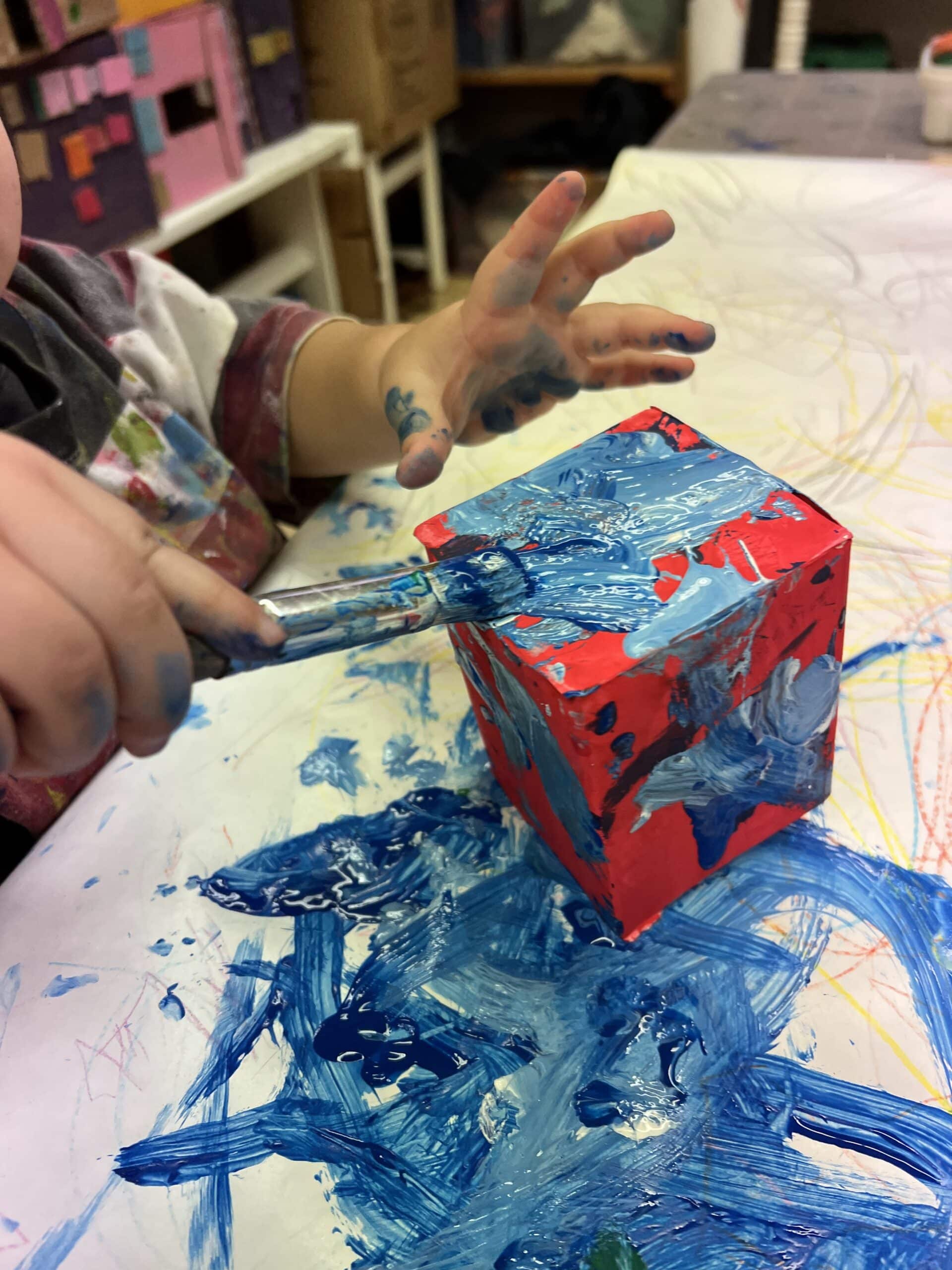 Creativity and artistic expression at preschool Galaxen in Södermalm