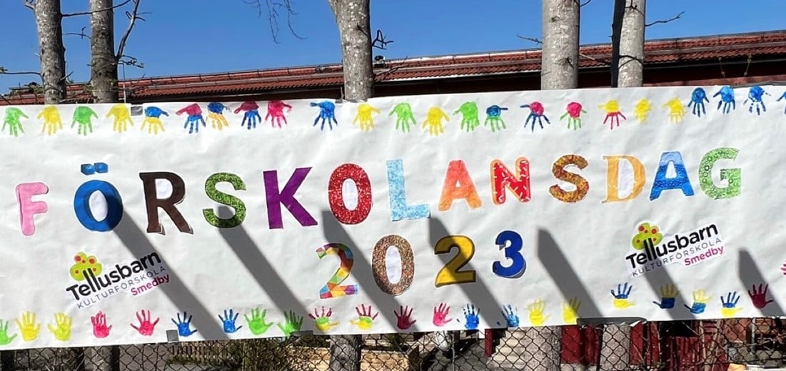 Kulturförskolan Smedby firar Förskolans dag