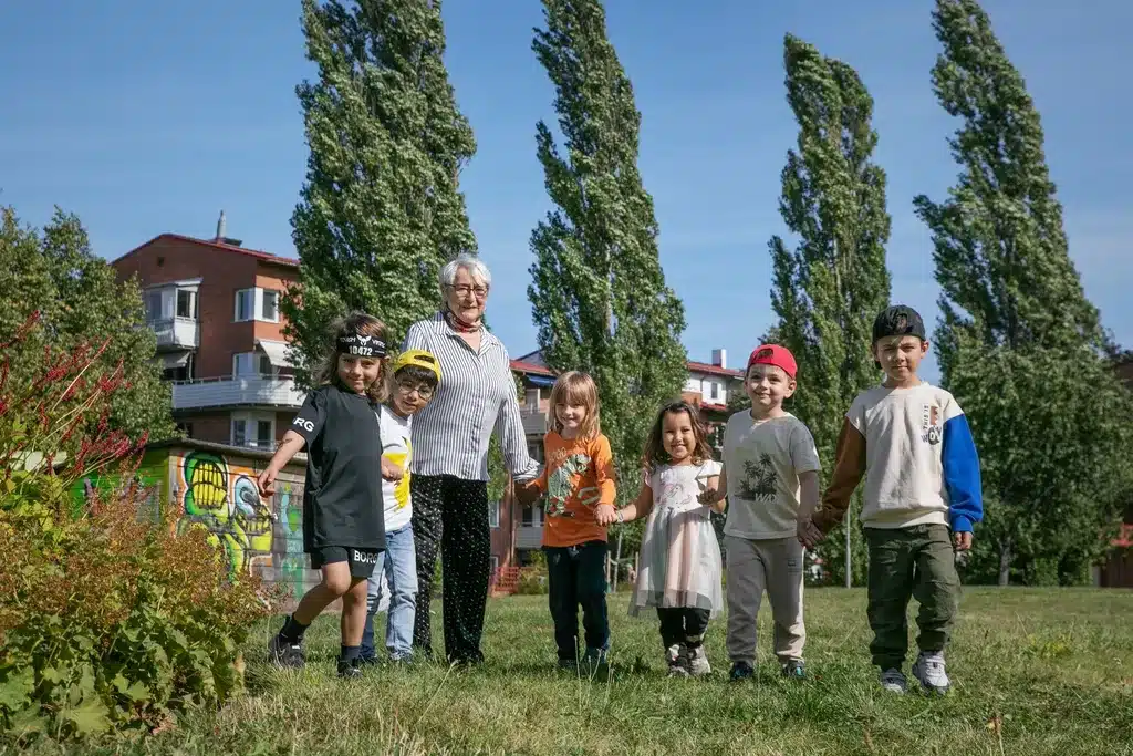 Kulturförskolan Tellusbarn Akvarellen deltar i Klimatfestivalen i Skarpnäck