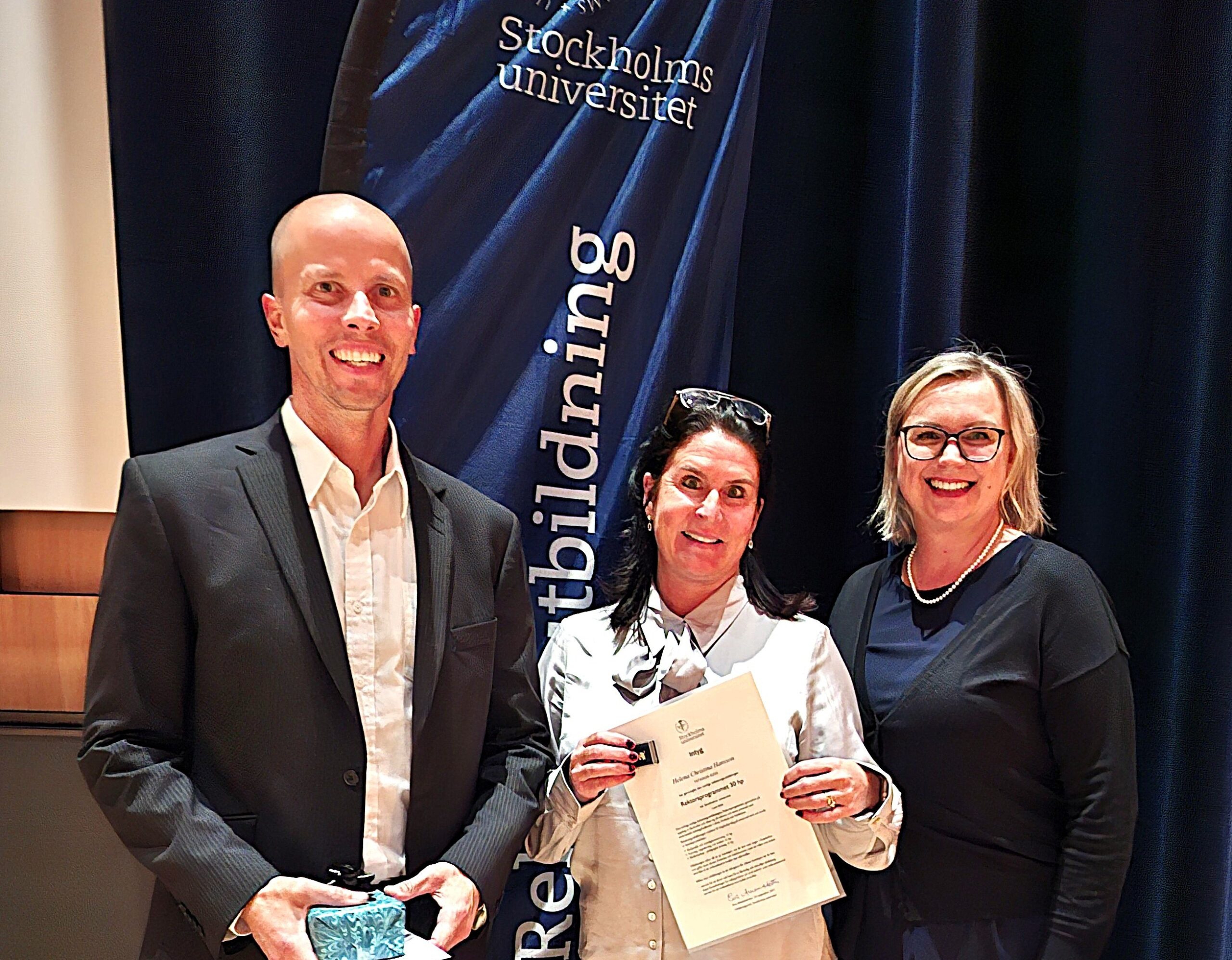 Tre av Tellusgruppens rektorer examinerade