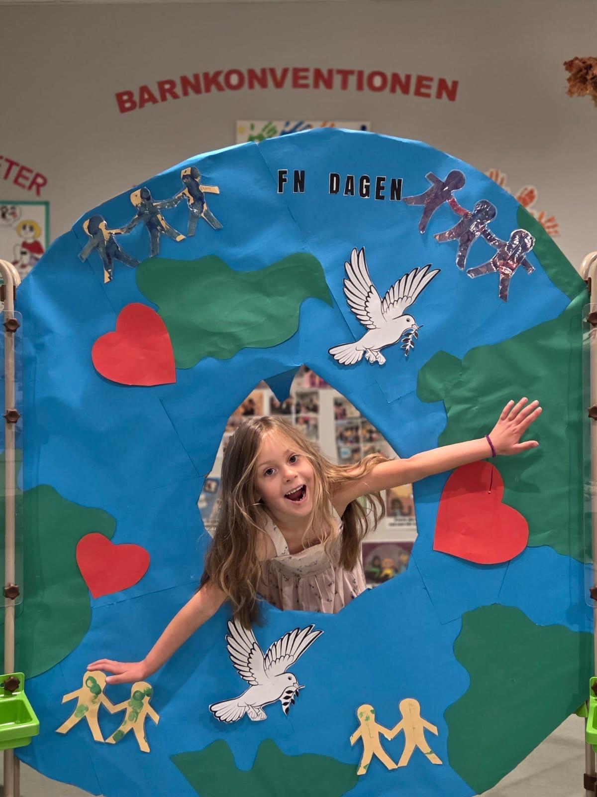 FN-dagen på Kulturförskolan Smedby