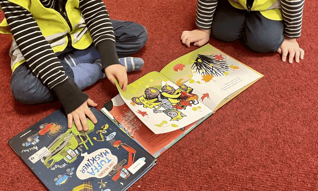 På Galaxens förskola läggs stor vikt vid språkutveckling, det är ett prioriterat mål och en naturlig del av verksamheten varje dag