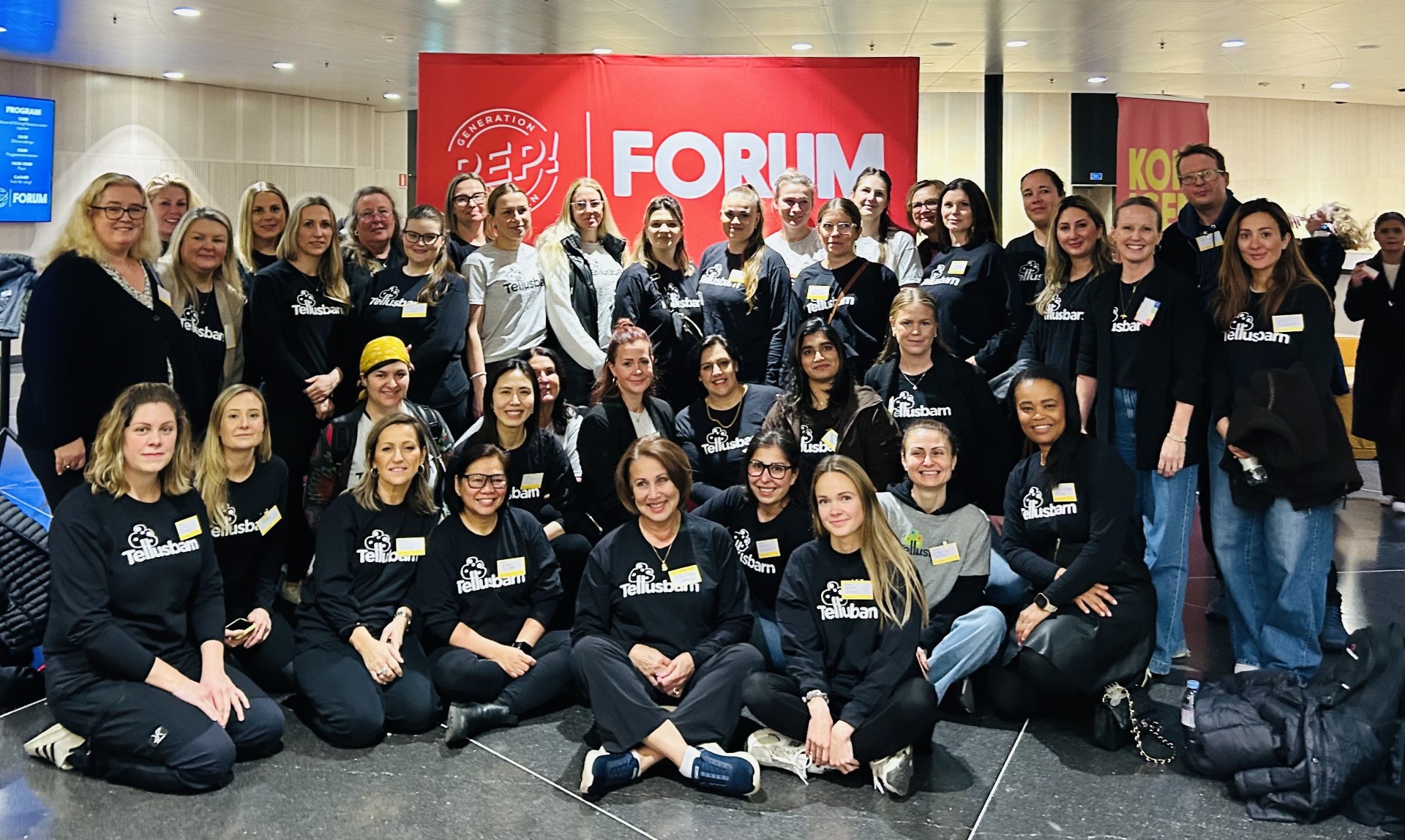 Tellusbarn på Generation pep-dagen