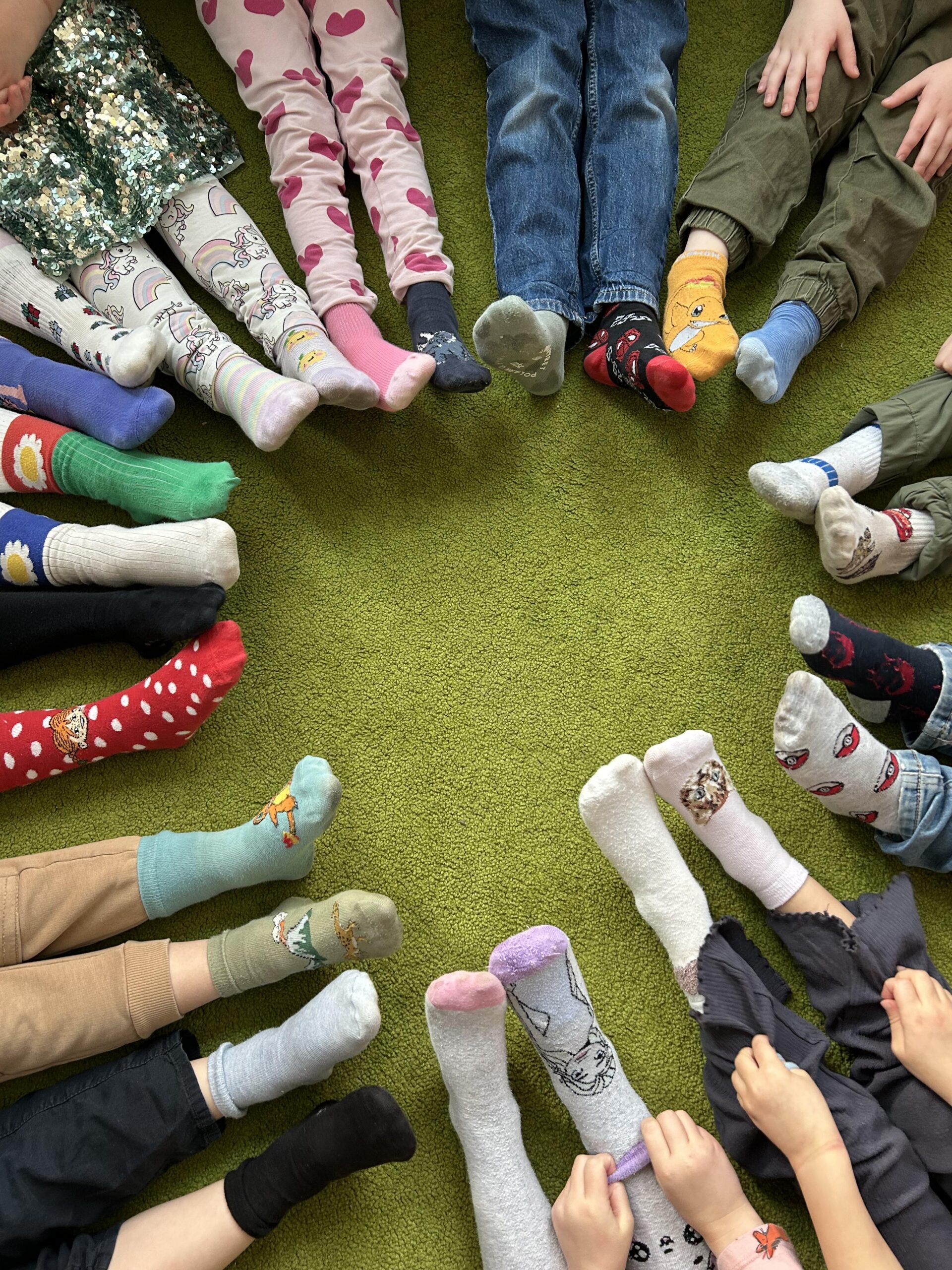 Rocka sockorna på Tellusbarns förskolor