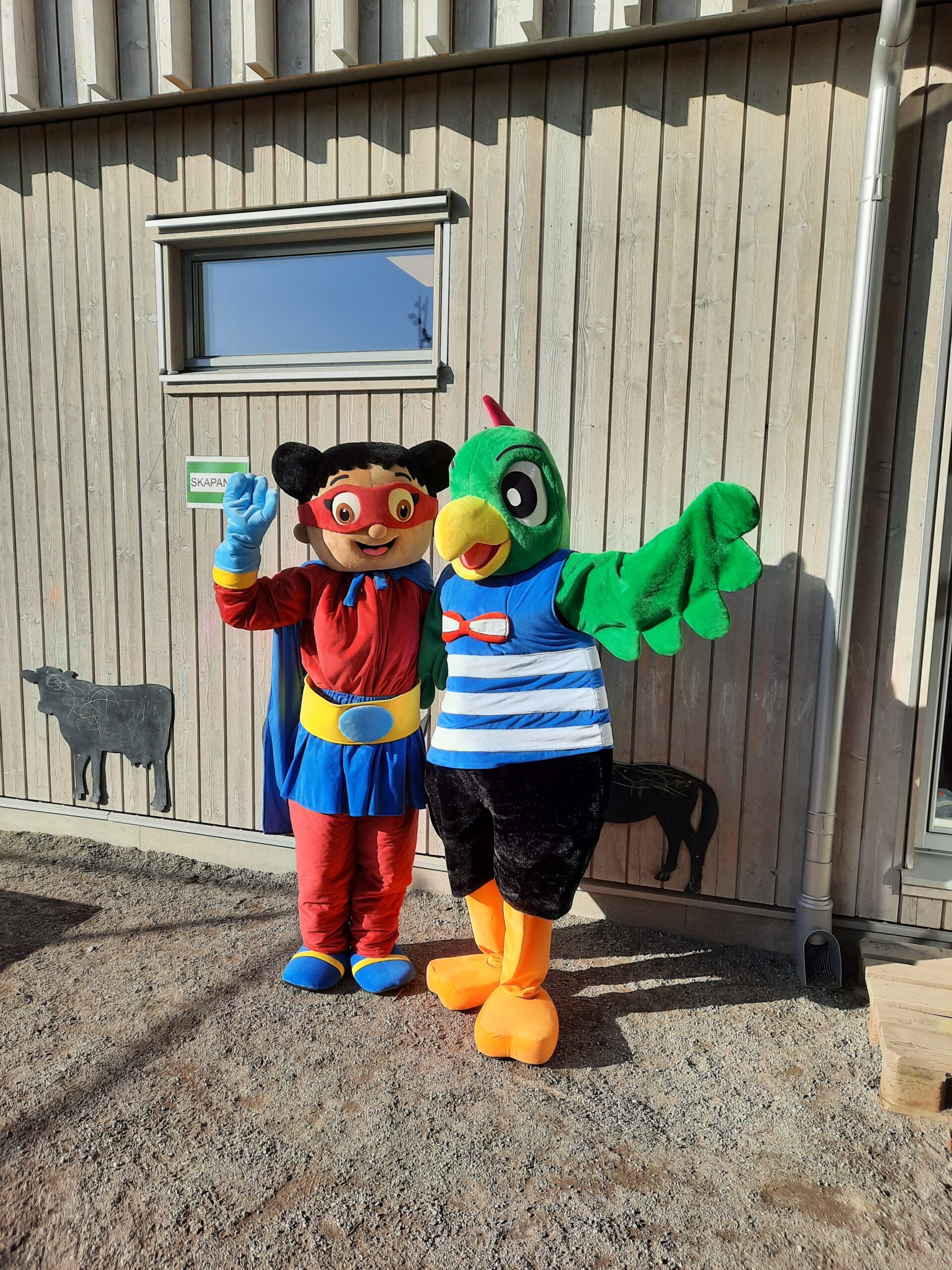 Frukoststund på Friluftsförskolan Väsjön