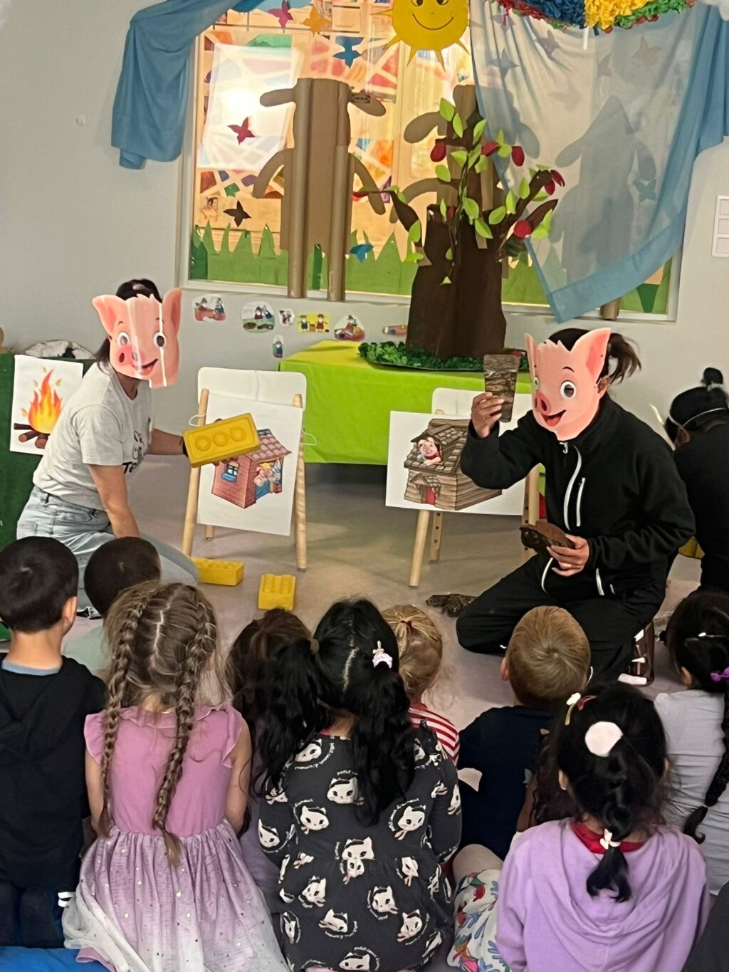 Teater och gemenskap mellan Kulturförskolan Smedby och Kulturförskolan Solen